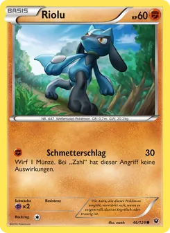 Riolu, Karte 46 aus Schicksalsschmiede