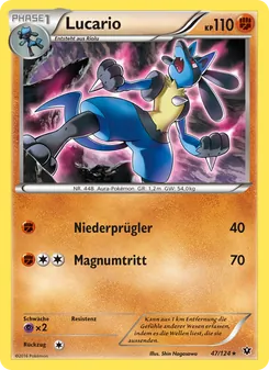 Lucario, Karte 47 aus Schicksalsschmiede