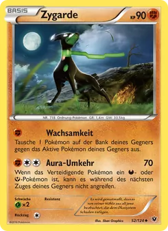 Zygarde, Karte 52 aus Schicksalsschmiede