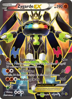 Zygarde EX, Karte 54a aus Schicksalsschmiede