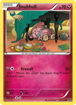 Snubbull, Karte 68 aus Schicksalsschmiede