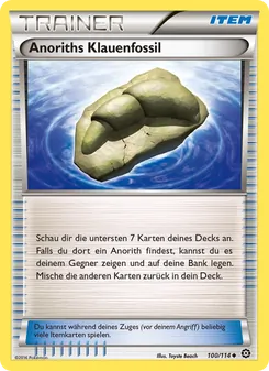 Anoriths Klauenfossil, Karte 100 aus Dampfkessel