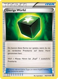 Gierige Würfel, Karte 102 aus Dampfkessel