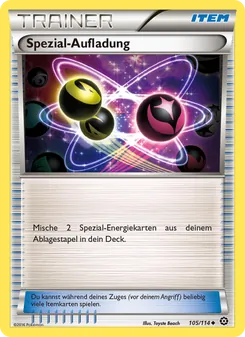 Spezial-Aufladung, Karte 105 aus Dampfkessel