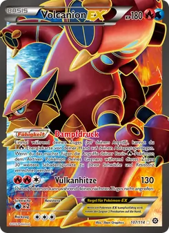 Volcanion EX, Karte 107 aus Dampfkessel