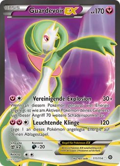 Guardevoir EX, Karte 111 aus Dampfkessel