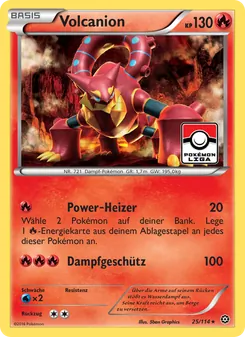 Volcanion, Karte 25 aus Dampfkessel