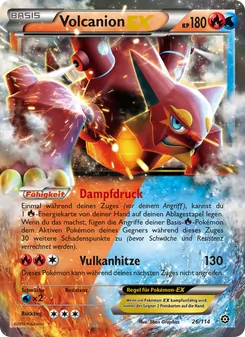 Volcanion EX, Karte 26 aus Dampfkessel