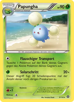 Papungha, Karte 5 aus Dampfkessel