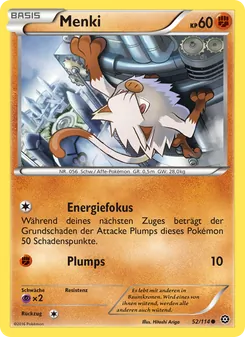 Menki, Karte 52 aus Dampfkessel