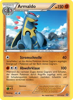 Armaldo, Karte 57 aus Dampfkessel