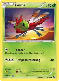 Yanma, Karte 6 aus Dampfkessel