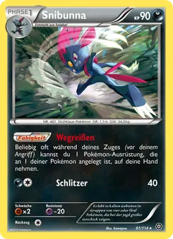Snibunna, Karte 61 aus Dampfkessel