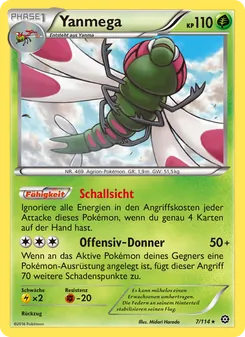 Yanmega, Karte 7 aus Dampfkessel