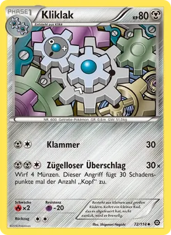 Kliklak, Karte 72 aus Dampfkessel