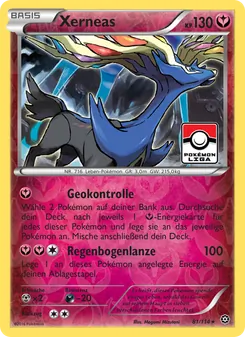Xerneas, Karte 81 aus Dampfkessel