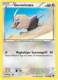 Geronimatz, Karte 92 aus Dampfkessel
