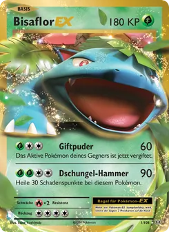 Bisaflor EX, Karte 1 aus Evolution