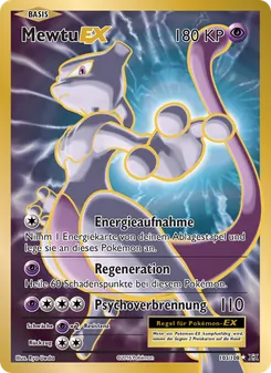 Mewtu EX, Karte 103 aus Evolution