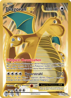 Dragoran EX, Karte 106 aus Evolution