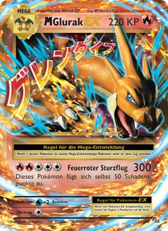 M-Glurak EX, Karte 13 aus Evolution