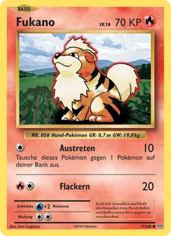 Fukano, Karte 17 aus Evolution