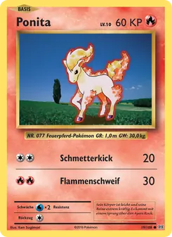 Ponita, Karte 19 aus Evolution