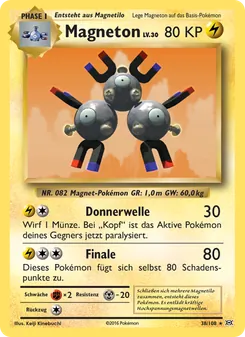 Magneton, Karte 38 aus Evolution