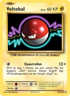 Voltobal, Karte 39 aus Evolution