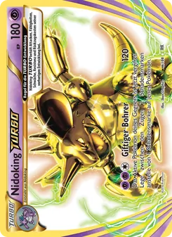 Nidoking-TURBO, Karte 46 aus Evolution