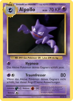 Alpollo, Karte 48 aus Evolution