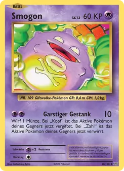 Smogon, Karte 50 aus Evolution