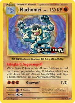 Machomei, Karte 59 aus Evolution