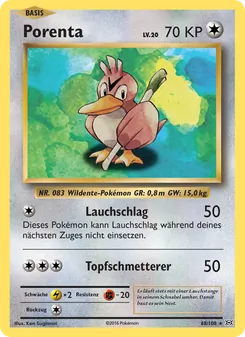 Porenta, Karte 68 aus Evolution