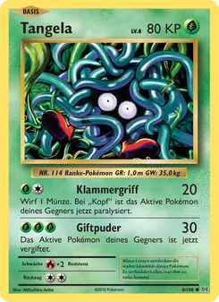 Tangela, Karte 8 aus Evolution