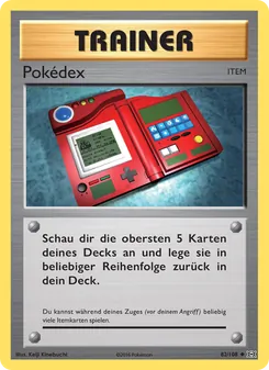 Pokédex, Karte 82 aus Evolution