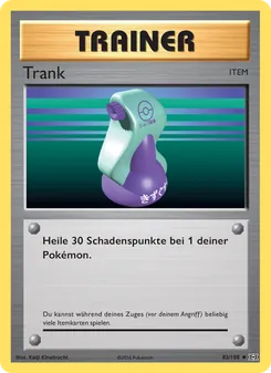 Trank, Karte 83 aus Evolution