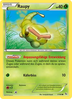 Raupy, Karte 1 aus Flammenmeer