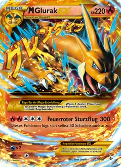 M-Glurak EX, Karte 107 aus Flammenmeer