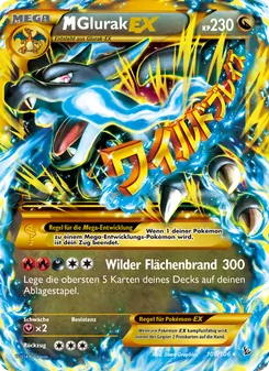 M-Glurak EX, Karte 108 aus Flammenmeer