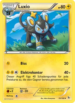 Luxio, Karte 33 aus Flammenmeer