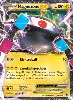 Magnezone EX, Karte 35 aus Flammenmeer
