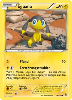 Eguana, Karte 36 aus Flammenmeer