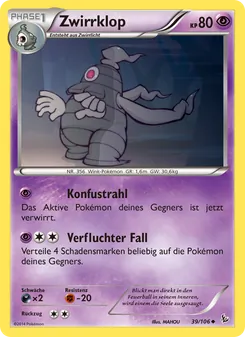 Zwirrklop, Karte 39 aus Flammenmeer