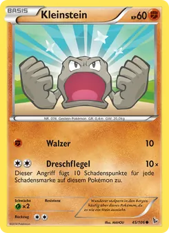 Kleinstein, Karte 45 aus Flammenmeer
