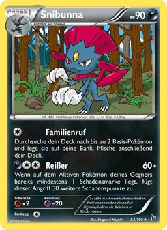 Snibunna, Karte 52 aus Flammenmeer
