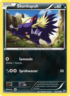 Skunkapuh, Karte 54 aus Flammenmeer