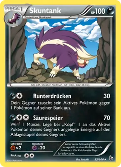 Skuntank, Karte 55 aus Flammenmeer