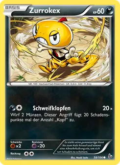 Zurrokex, Karte 58 aus Flammenmeer
