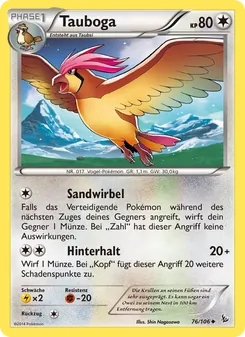 Tauboga, Karte 76 aus Flammenmeer